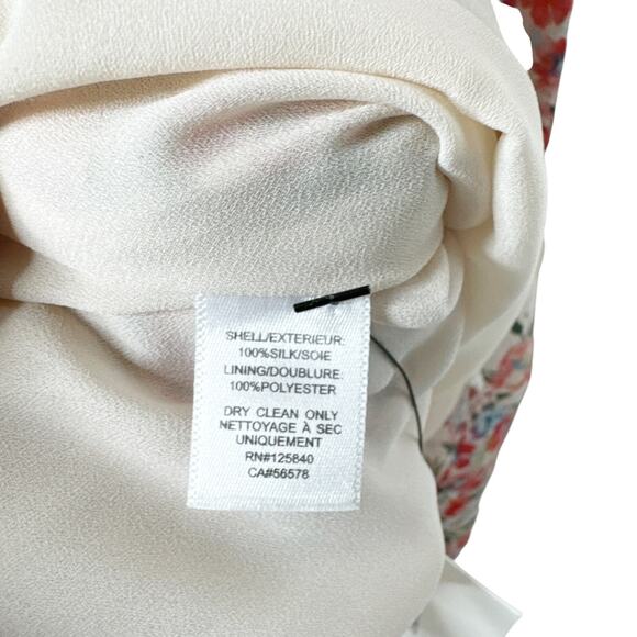 Intermix Silk Dress Womens Size 6 Floral Print Spaghetti Straps Summe - Picture 8 of 8